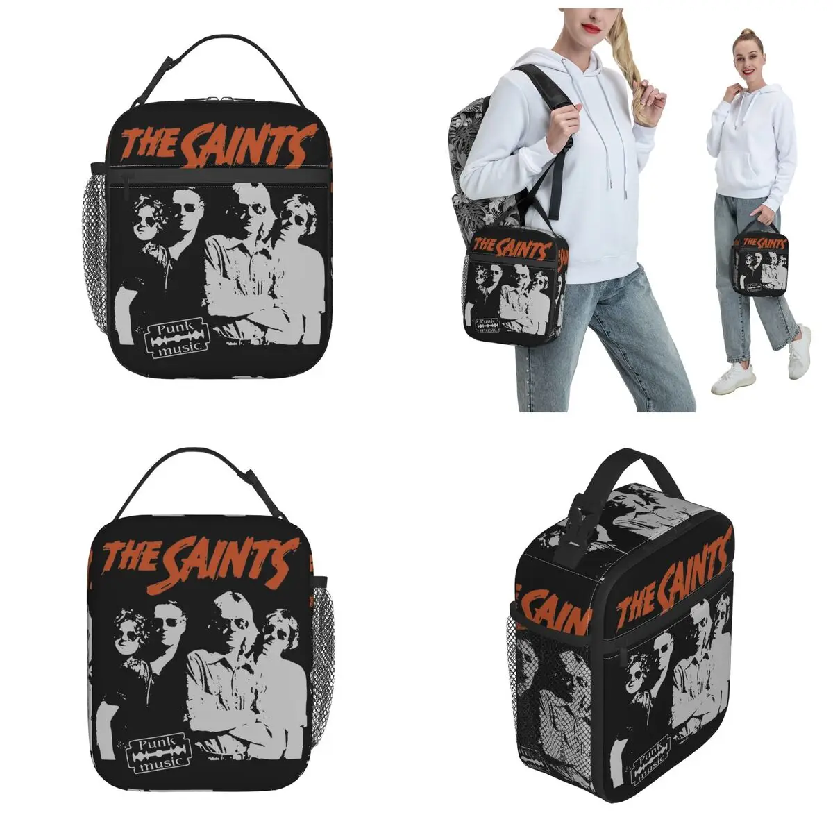 Изолированные ланч-пакеты группы The Сэйнтс рок-музыка пищевой контейнер