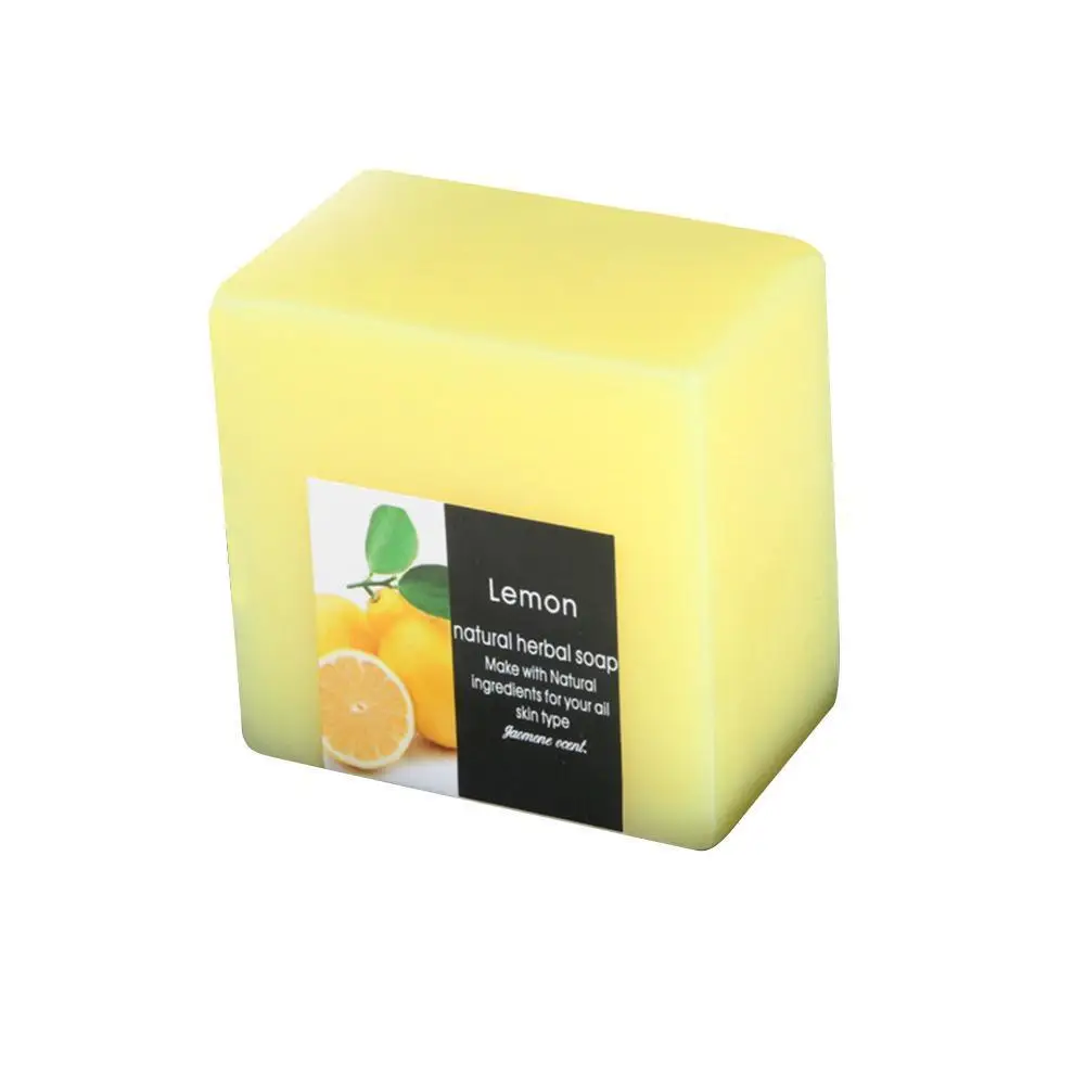 

HEALLOR 100g Handmade Lemon Soap Cleaner Removal Pores Acne Body Treatment Body Moisturizing Care Skin Whitening Soap Shower