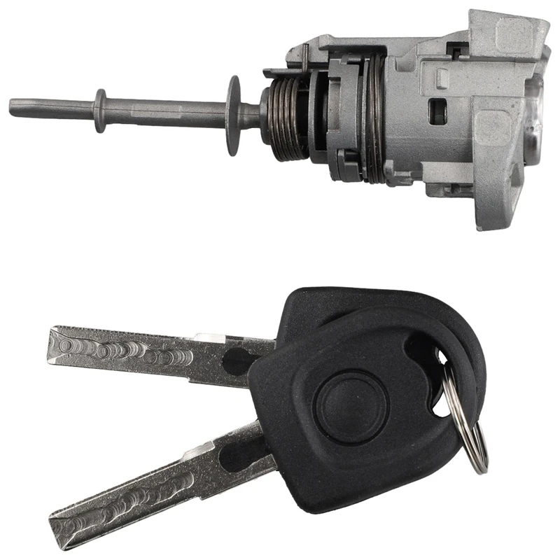 Цилиндр ствола дверного замка с 2 ключами 1T0837167A для VW Touran Caddy 2003-2015