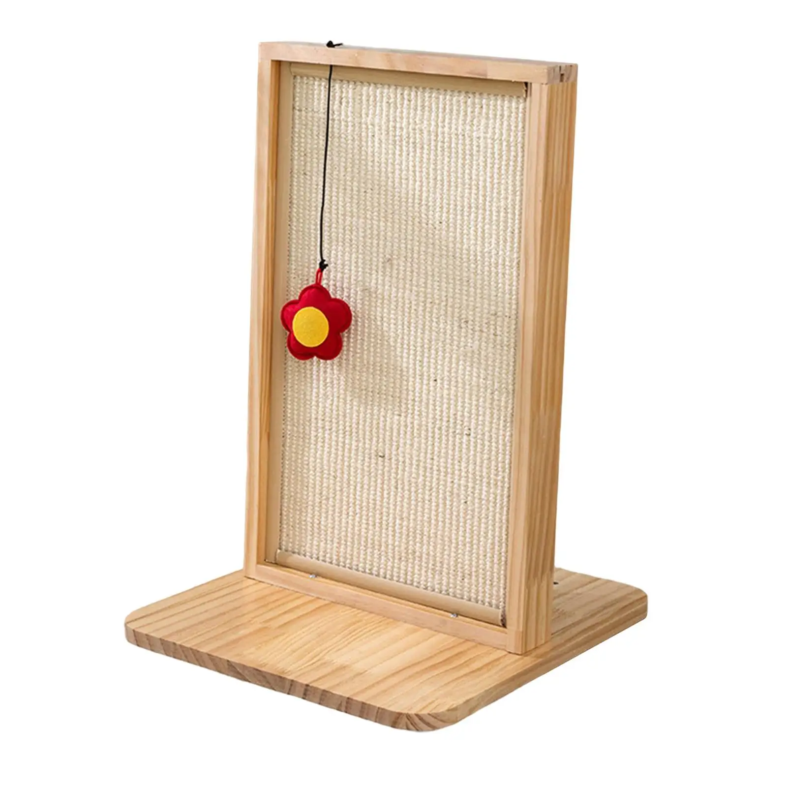 

Sisal Cat Scratcher Cat Scratch Pad Wood Frame and Base , Protecting Your Furniture from Claw Damage Recyclable Wear Resistant