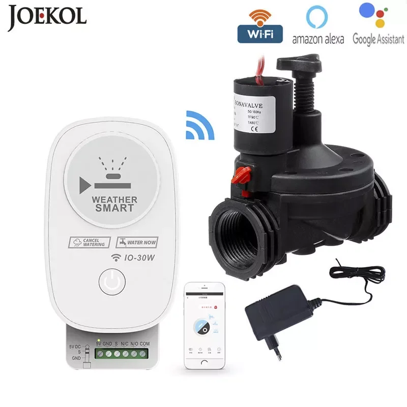 

NEW IN Smart Garden Irrigation Timer WIFI Connect Watering Timer Waterproof Water Valve Irrigation Controller Smart Watering Sys