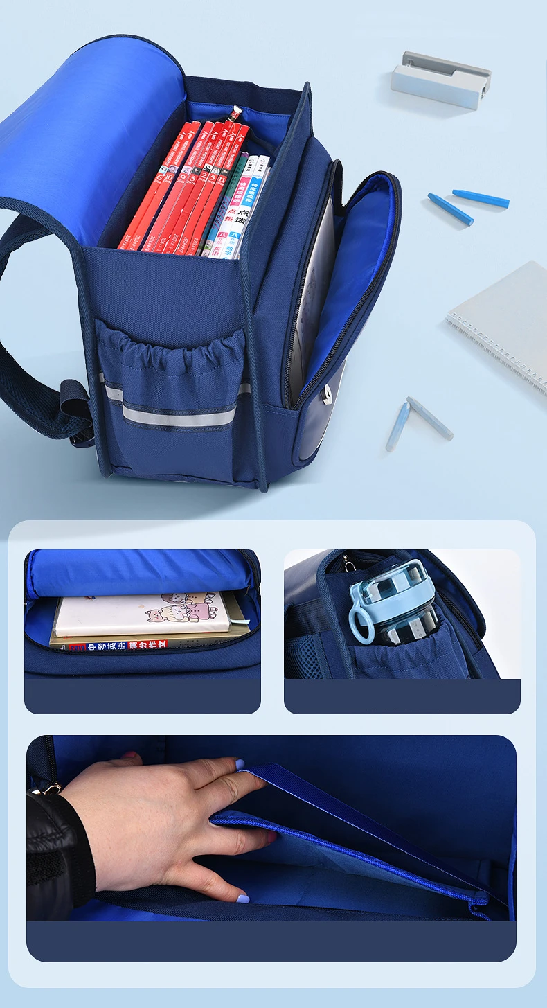 Girls Boys Students British Style Large Capacity Backpacks New Horizontal Simple Breathable School Bags for Teenagers Mochila