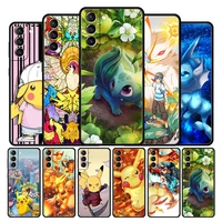 cover case for samsung galaxy s22 s21 s20 fe s20fe s21fe s10 s9 s8 s7 plus 5g ultra s10e shockproof print pokemon anime manga