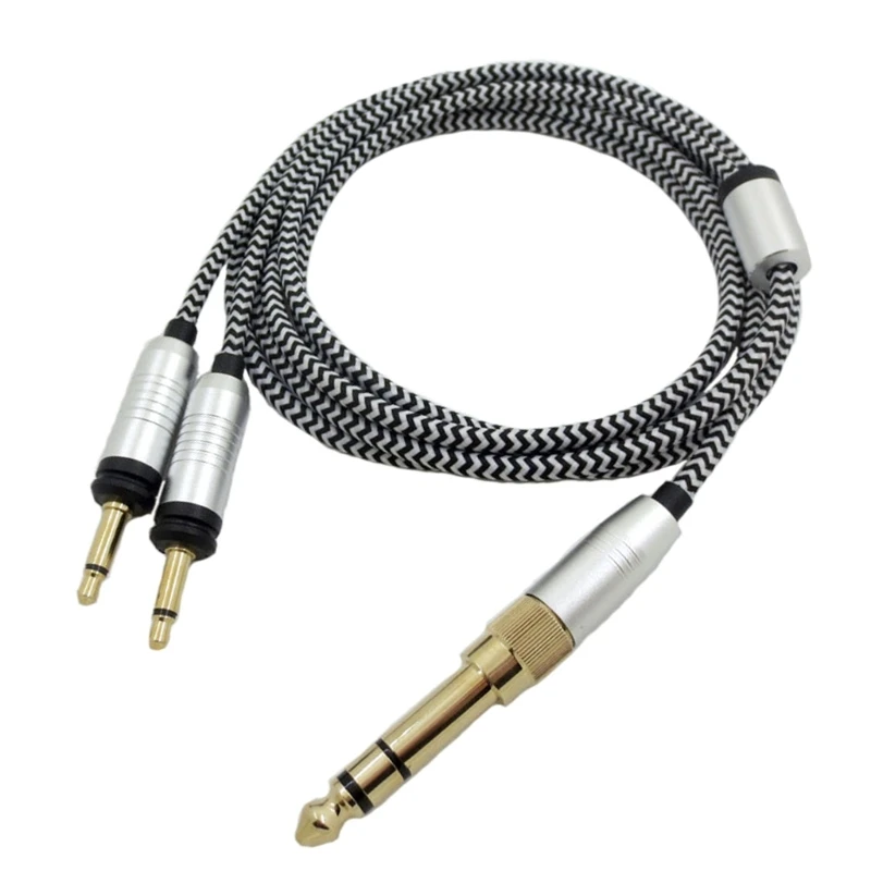 

Highly Flexible Nylon Cord Cable for Focal ELEGIA Headphones 3.5/6.35mm Connectors Nylon Cord Upgrade Dropship