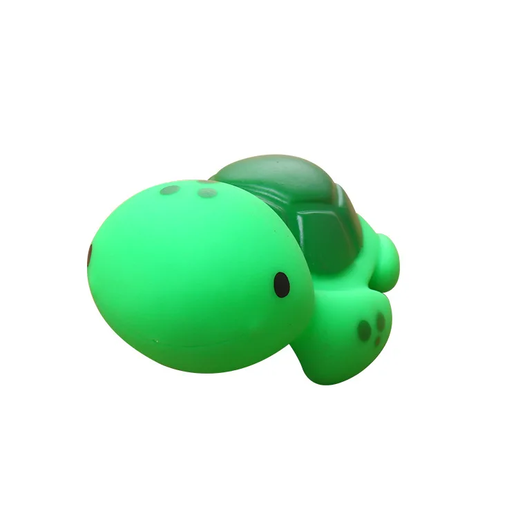 Medium Toddler Bath Toys Lovely Cartoon Mini Animals Soft Rubber Squeeze Sound Bathtub Water Play Set Baby Funny Shower Gift