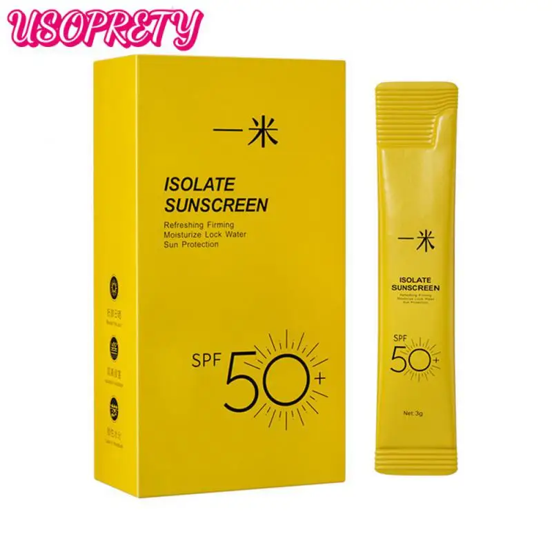 

SPF50+ Sunscreen Cream Sunscreen Lotion Long-lasting UV Protection Cream Moist Refreshing SunCream Facial Sun Block Isolation