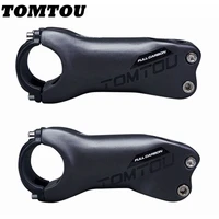 tomtou full carbon fiber stem for cycling mountain bicycle road bike parts 28 6x31 8mm 60708090100100120130mm matte black