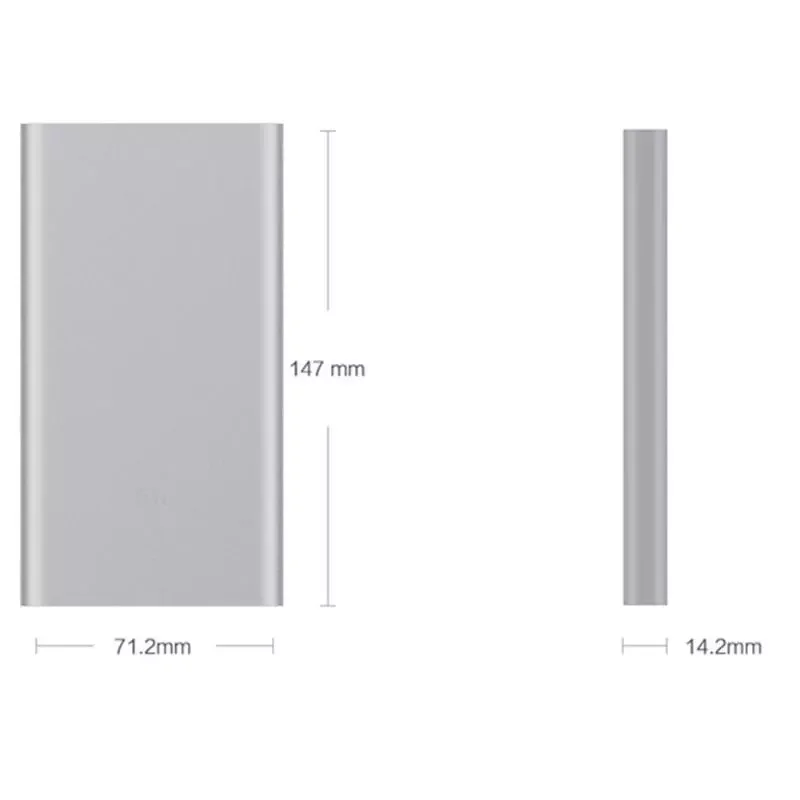 

For Xiaomi Power Bank 2 10000mAh Quick Charge Powerbank Dual-USB Portable Phone Fast Charging Power External Battery