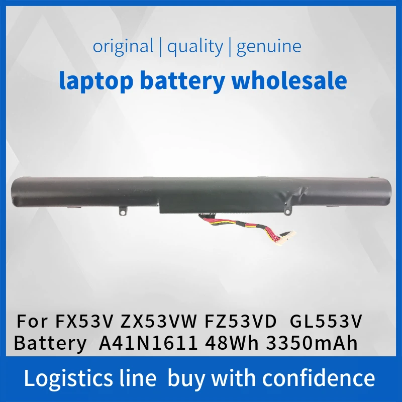 Оригинальный аккумулятор для ноутбука FX53V ZX53VW FZ53VD GL553VE GL553V A41N1611 3350 мАч
