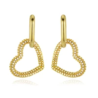 tkj 2022 new s925 silver needle zircon earrings female fashion personality star heart shaped ladies earrings jewelry lover gift