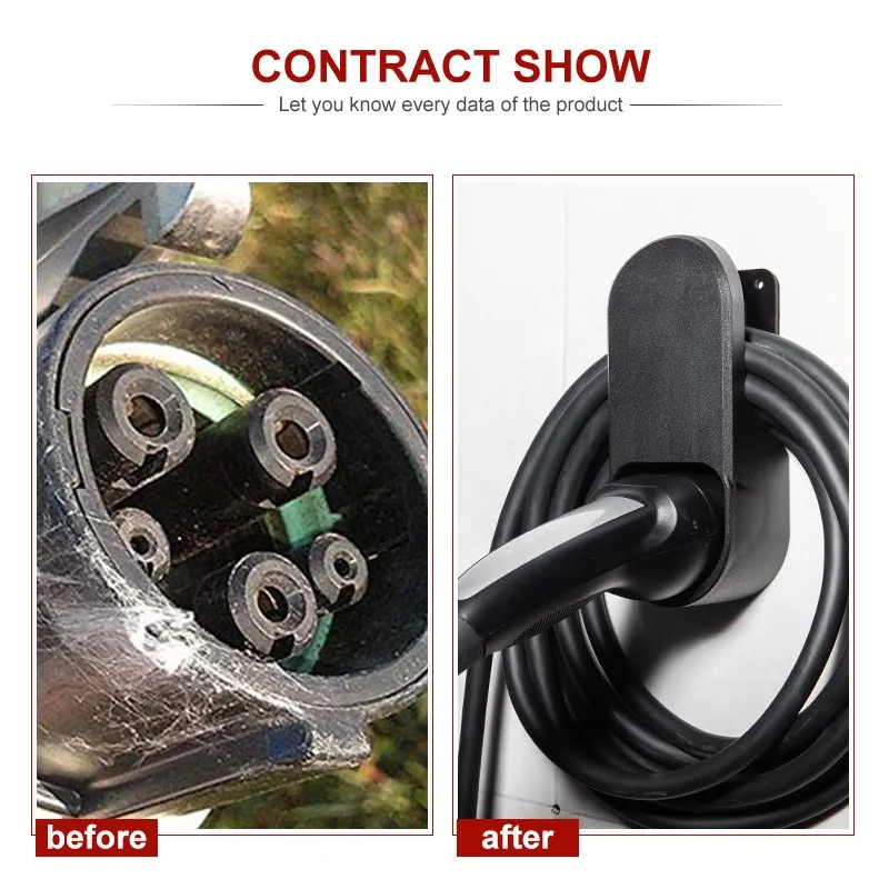 

Model y Car Charging Cable Organizer For Tesla Model 3 S X Y Accessories Wall Mount Connector Bracket Charger Holder