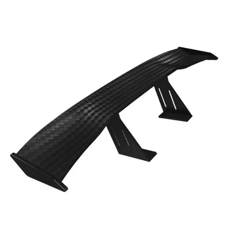 

Mini Spoiler Carbon Fiber Texture Car Spoiler Wing 3M Glue Car Accessories Small Modern Model Decoration GT Winglet Punch-Free