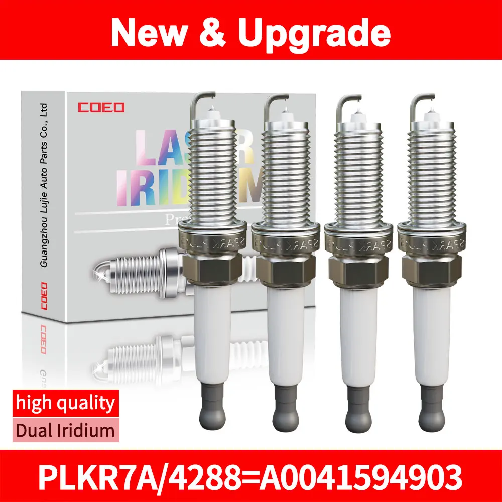 

4-6 шт. NGK:PLKR7A 4288 OE:A 0041594903 Новые фирменные лазерные двойные иридиевые свечи зажигания для Benz C/E/CLS/GLK/ML VIANO M272M273