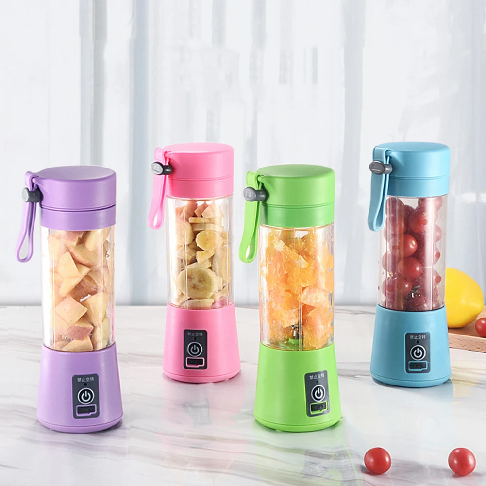 

380ml Portable Blender USB Mixer Electric Juicer Machine Smoothie Blender Mini Food Processor Personal Blender Juice Blenders