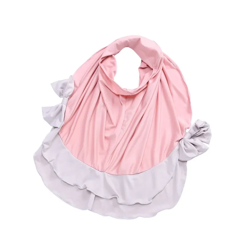 2 шт. арабские платья макси с длинными рукавами для девочек комплект хиджаба