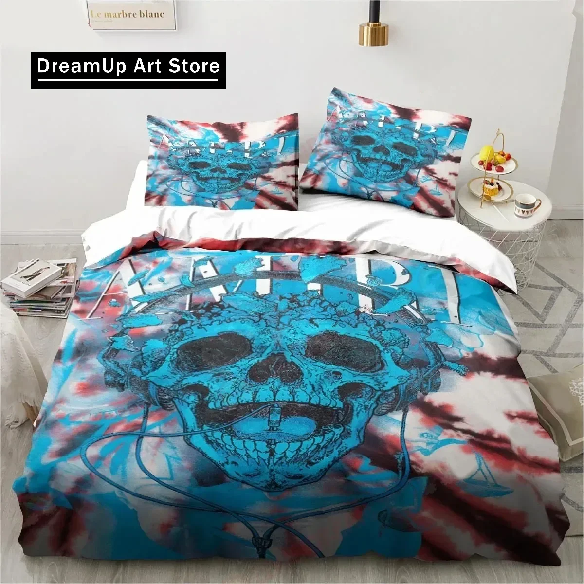 Комплект постельного белья с логотипом Amiris Graffiti для мальчиков и девочек Twin Queen King