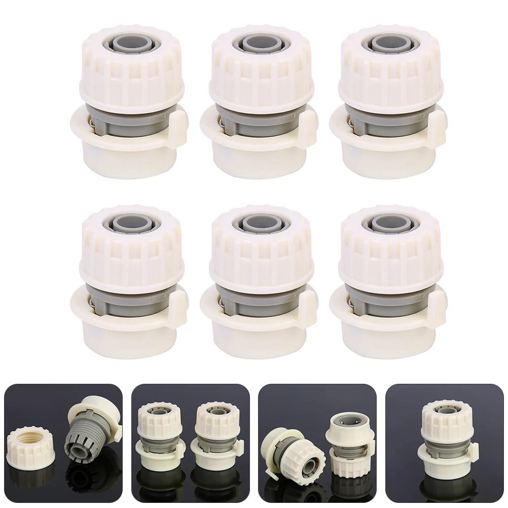 

6pcs Transfer Joint Quick-connect Fitting Thread Water Adapter