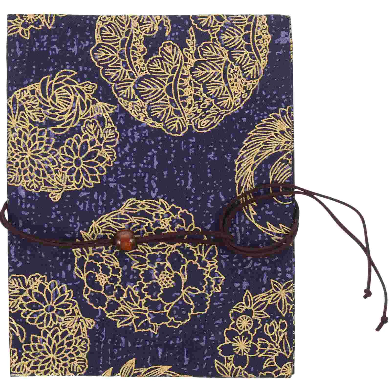

Multipurpose Book Cover Student Use Flowers Decoration Pouch Fabric Decorative Sleeve