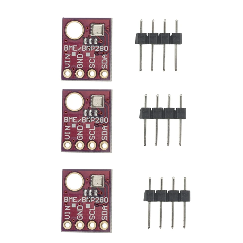 

6PCS BME280 5V Digital Sensor Temperature Humidity Barometric Pressure Sensor Module I2C SPI BME280 Sensor Module