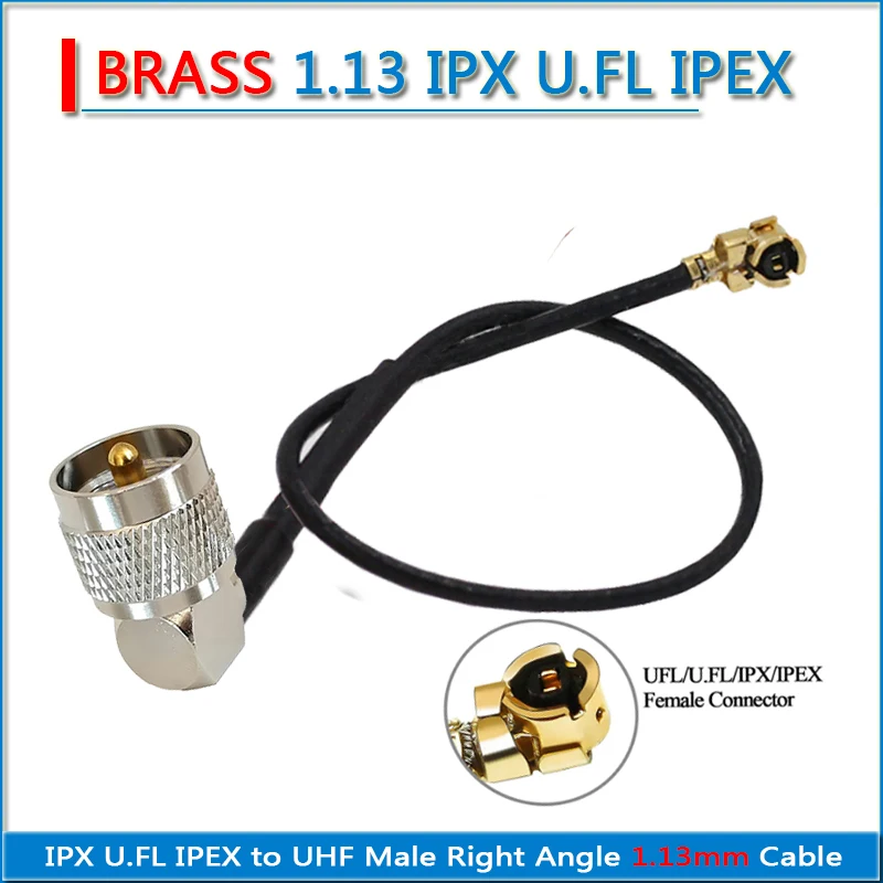 

RF Jumper 1.13 мм кабель UHF IPX 1.13