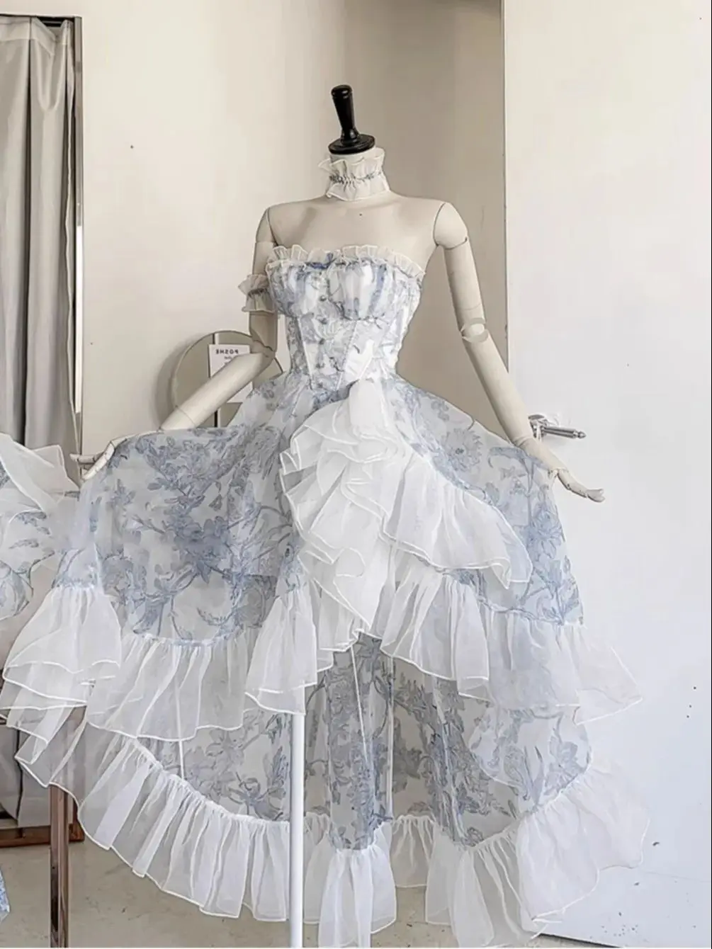 Японское женское шикарное асимметричное платье винтажное летнее мини на день