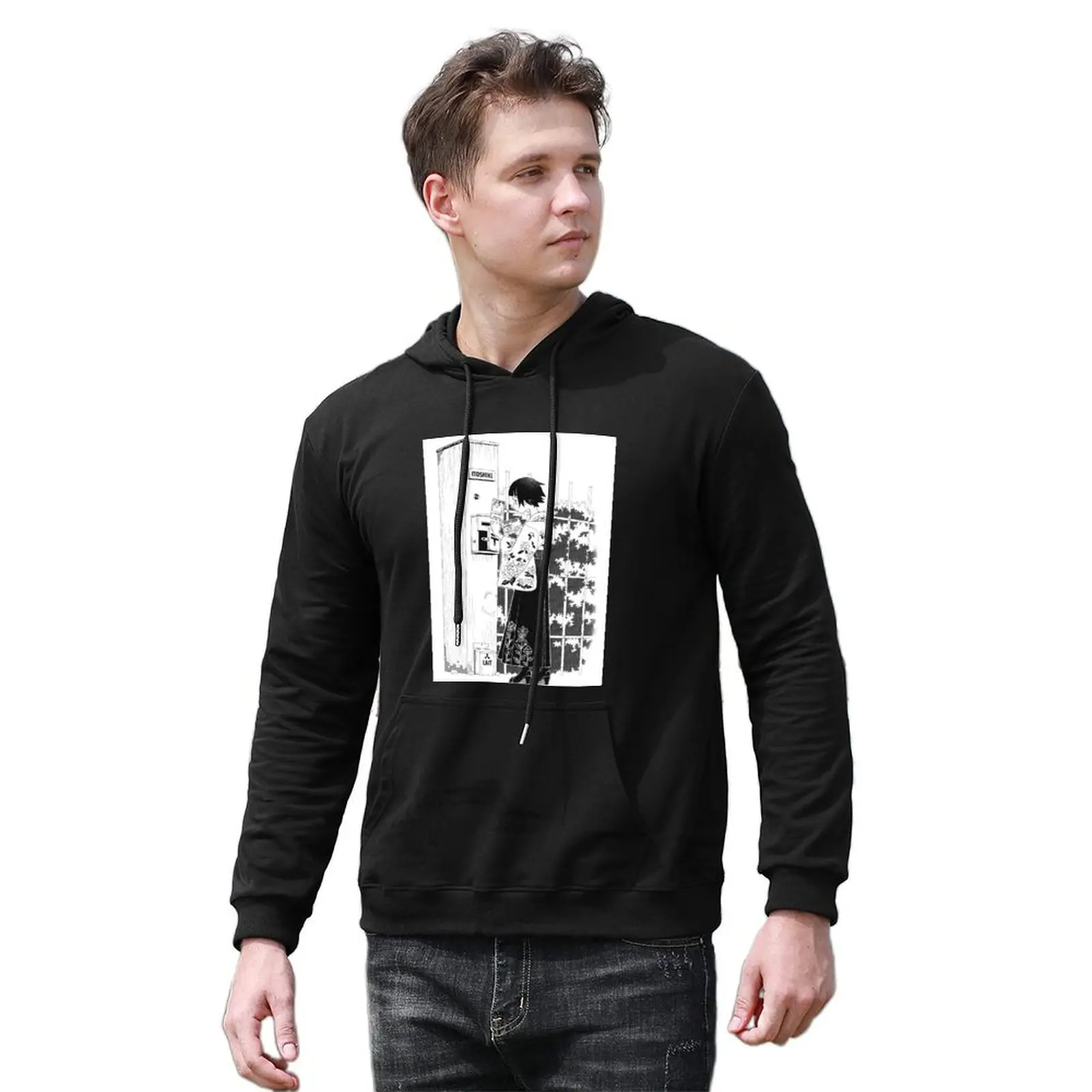 Сталкер Джанай! Пуловер с капюшоном мужская одежда толстовка для мужчин