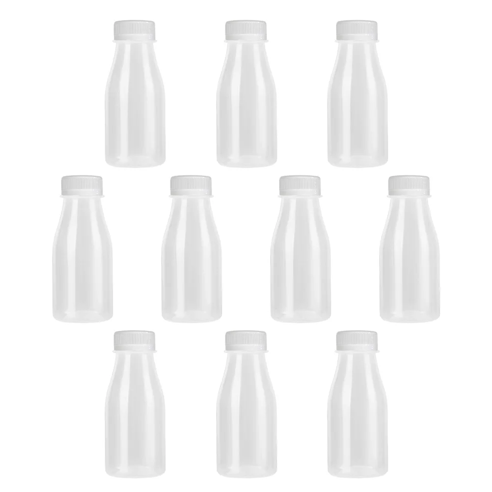 

Bottles Bottle Caps Beverage Drink Water Empty Container Yogurt Jar Lids Reusable Containers Smoothie Transparent Jug Out Take