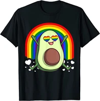 avocado pride rainbow cute gift t shirt