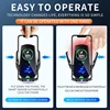 100W Car Wireless Charger Magnetic Automatic Car Mount Phone Holder For iPhone 14 13 12 Samsung Infrared Induction Fast Charging 6