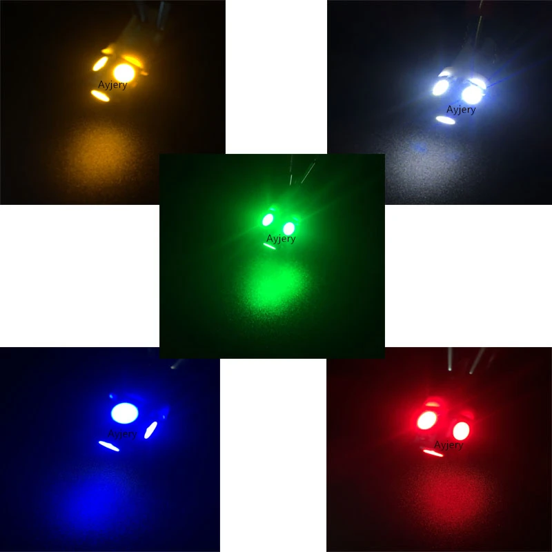 AYJERY 100 шт. DC 24 В T11 T4W BA9S W6W 5050 5 SMD стандартная лампа для автомобиля грузовика чтения