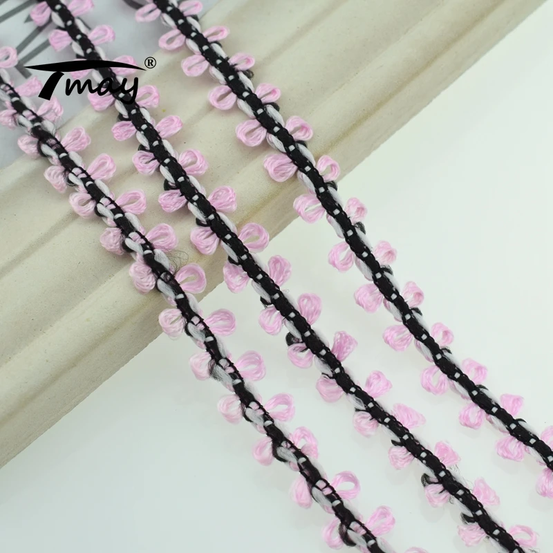 Кружевные эластичные ленты с цветами два цвета