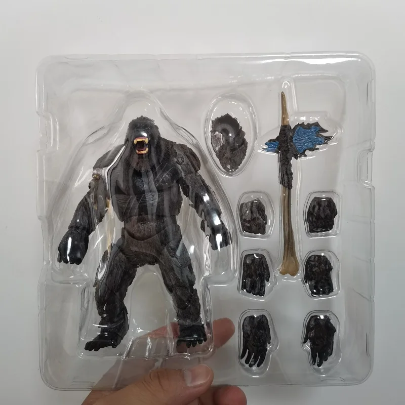 a filmowa 2021 Godzilla vs. Kong mobilność stawów экшн-фигурки модель гориллы из ПВХ статуя декор для