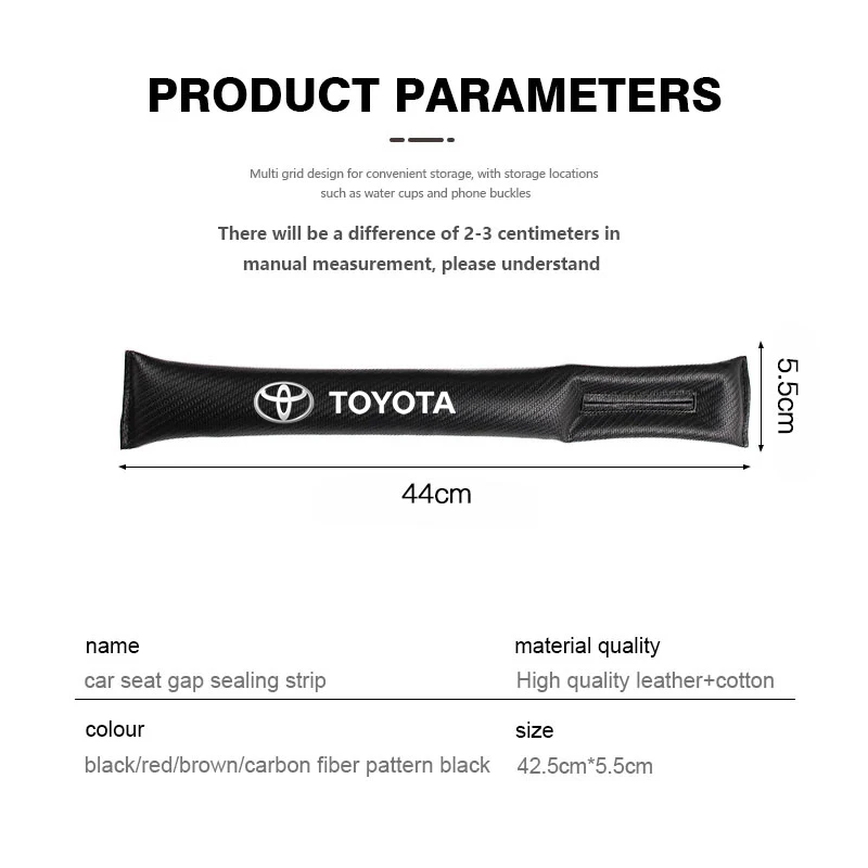 Зазор для автомобильного сиденья герметичная заглушка Toyota Gazoo Racing TRD Corolla Yaris Chr Auris