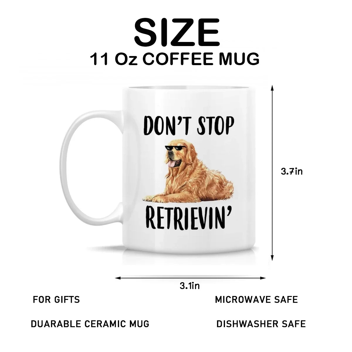 Кружки Не останавливайтесь для любителей собак забавные рождественские подарки