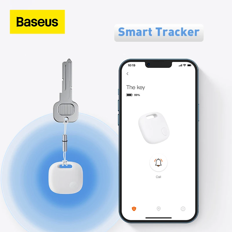 Беспроводной смарт-трекер Baseus T2 Pro устройство для поиска ключей и кошельков с