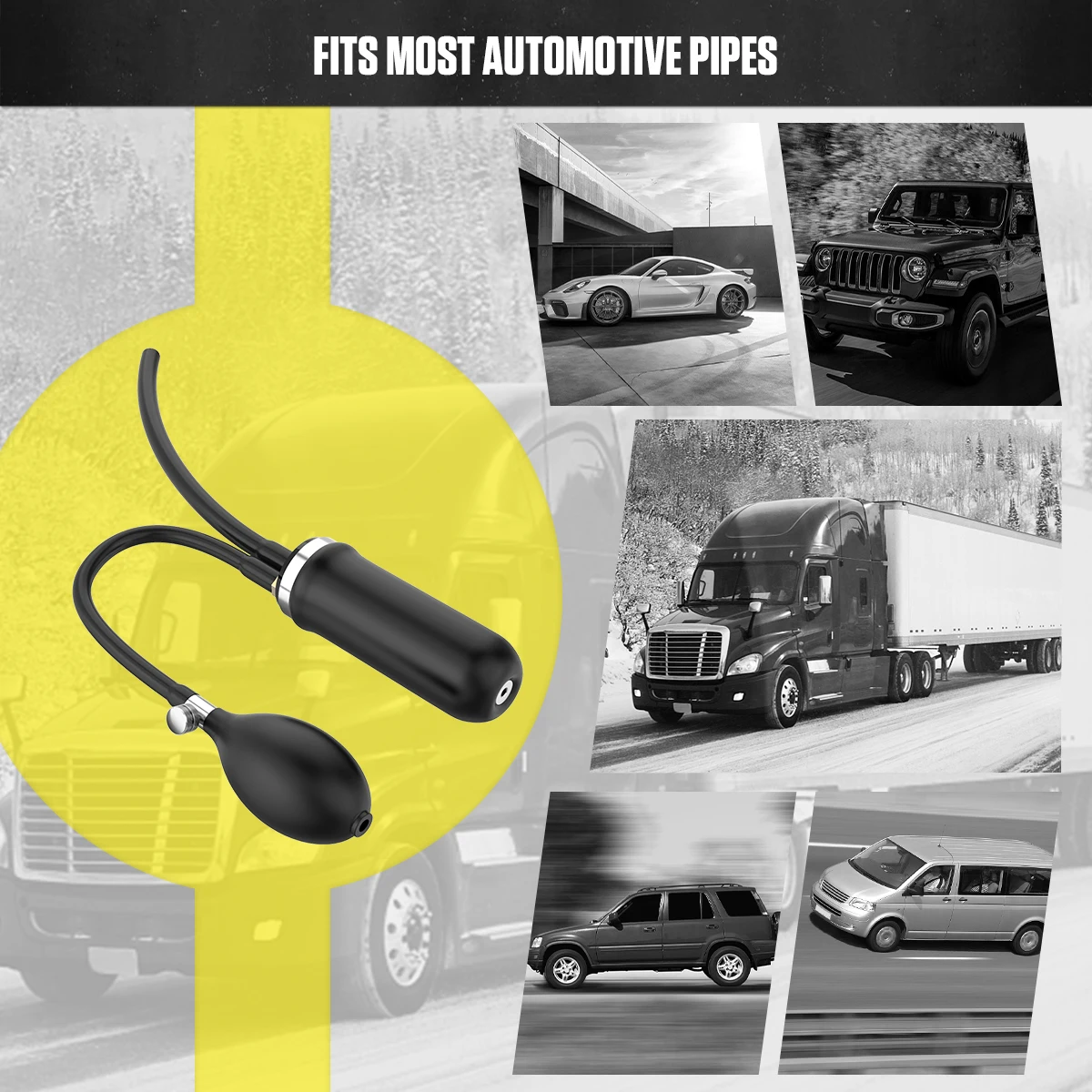 AUTOOL дымовая машина быстрый Впускной адаптер датчик утечки Пузырькового пузыря