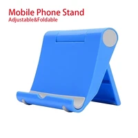 Mobile Phone Desk Stand Colorful Phone Holder Tripod Plastic Adjustable Foldable Universal Non-slip Phone Table Holder Stand