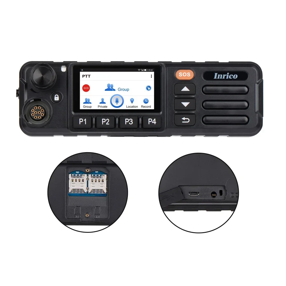 Global SIM-карта Inrico TM-7P чтобы разговаривать GPS-автомобильное радио