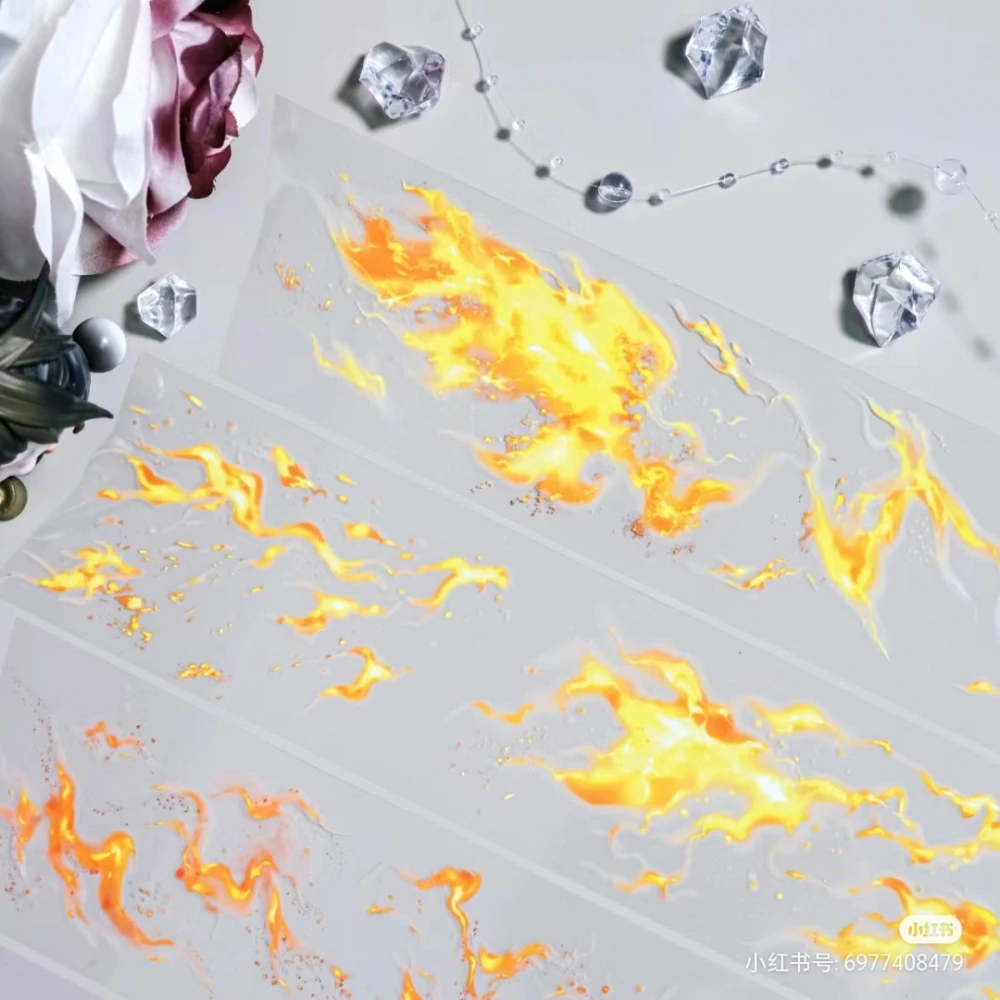 

Декоративная лента Washi 5.20 Flame Fire Ancient Style