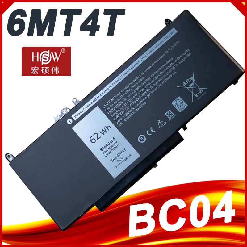 Аккумулятор для ноутбука DELL Latitude E5470 E5570 14 7,6 15 5470 15 5570 For Dell Precision 15 3510 M3510