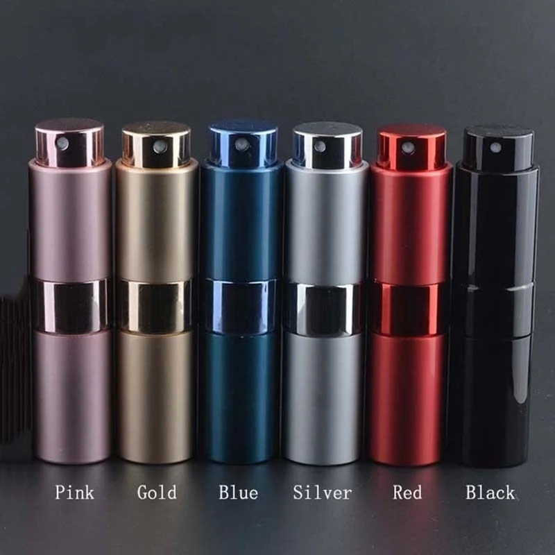 

8ml Perfume Atomizer Bottle IGlass Pump Travel Portable Refillable Spray Case