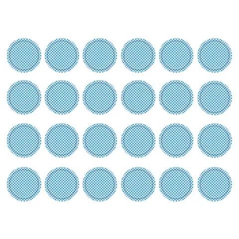 Одноразовые бумажные тарелки, синяя клетчатая одноразовая фотопластина, набор из 24 утолщенных обеденных тарелок, стандартные тарелки для пикника с тематикой барбекю
