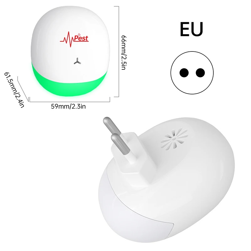 

Бесшумный ультразвуковой репеллент от насекомых и мышей