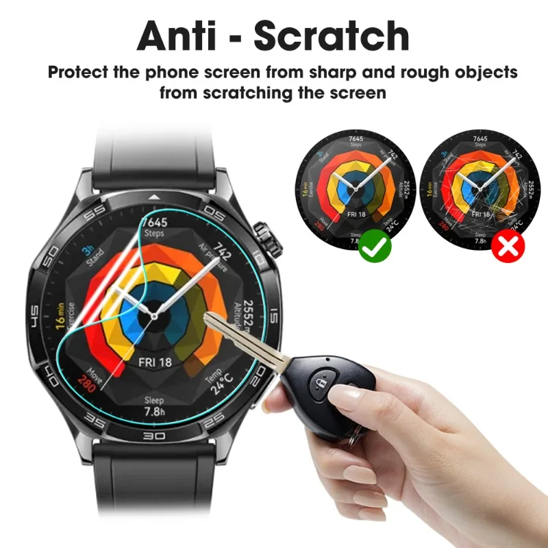 Фото Мягкая гидрогелевая пленка из ТПУ для Huawei Watch GT 5 GT5 41 мм 46 мм HD Прозрачная защитная пленка от царапин для Huawei GT5 Не стекло Новая №2
