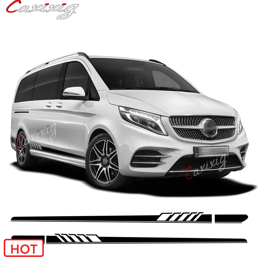 

Edition 1 Stripes For Mercedes Benz V Class W447 W639 V260 V260L SWB LWB Car Door Side Skirt Decal Stickers Accessories