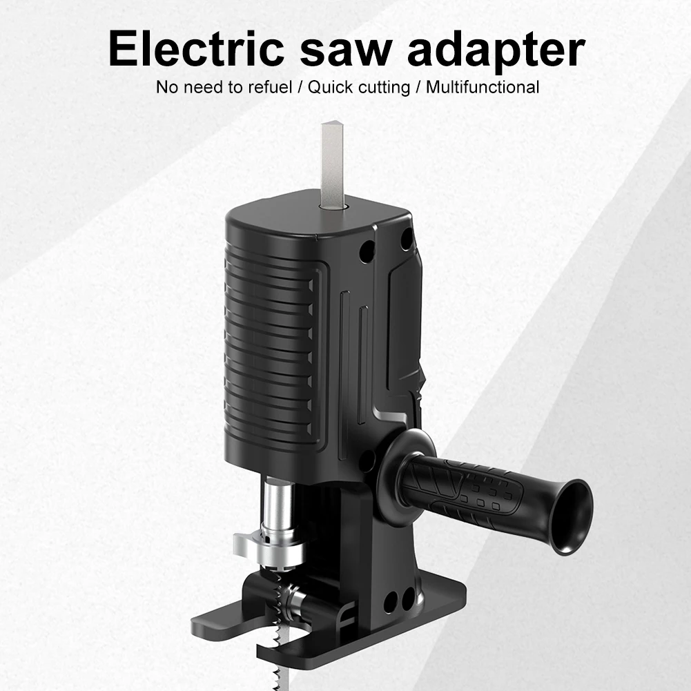 

Reciprocating Saw Adapter Electric Drill Modified JigSaw Curve Saw Power Wood Cutting Tool Chainsaw Conversion Attachment