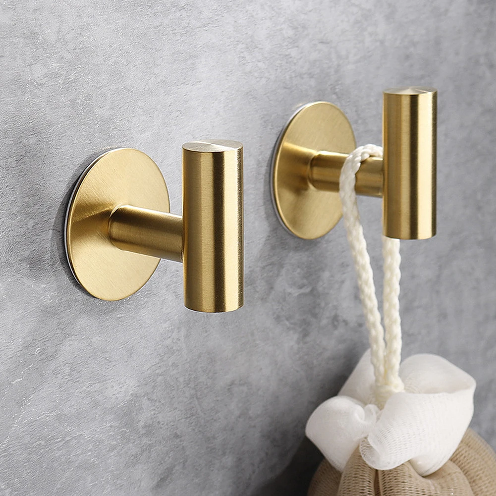 

Robe Hook Stainless Steel Bathroom Hook for Towels Hat Clothes Coat Hook Keys Handbags Wall Mounted Wall Hanger Bath Hardware
