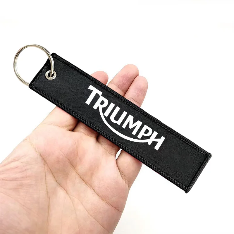 

Брелок Triumph с эмблемой мотоцикла, брелок для ключей, кольцо-держатель, подходит для Tiger 800 900 GT PRO Rally Explorer 1200 XCA XR XRX XRT XCX