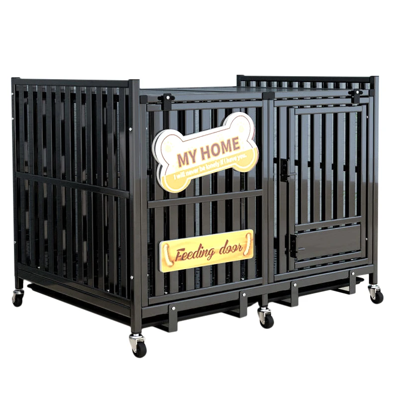 

China Outdoor Metal Iron Heavy Duty Outdoors Puppy Pet Kennel Shelter Dog Cage Crate For Dogs