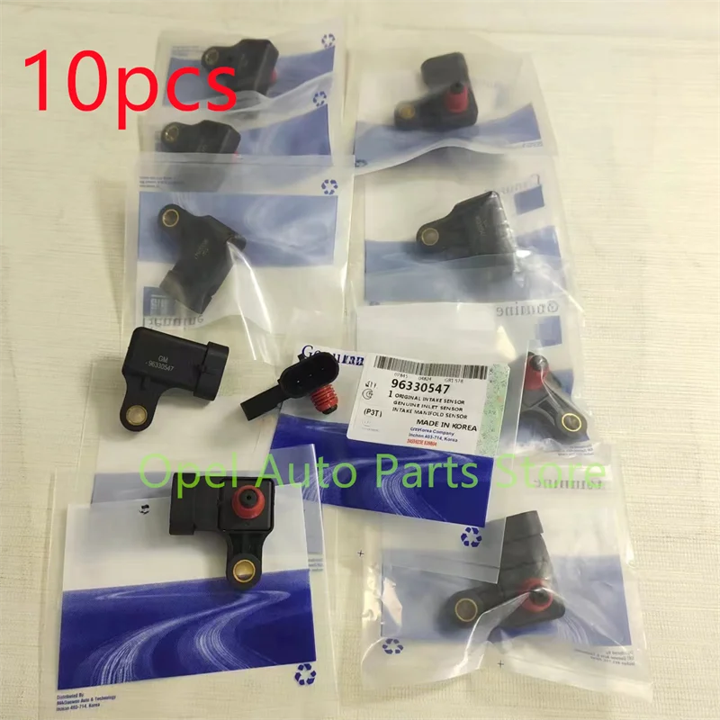 10 шт. Датчик MAP 96330547 Для Chevy-Aveo1.4L 1.6L 16V Daewoo-Matiz KALOS-2.0 OE # 96276354 25184081 96482570 96333468